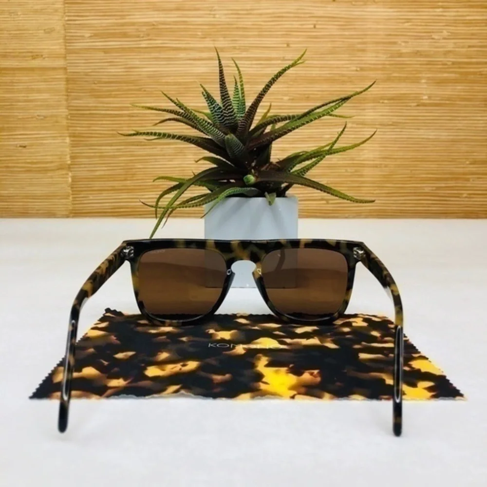 KOMONO Bennet Tortoise Demi Sunglasses NEW brown UV400